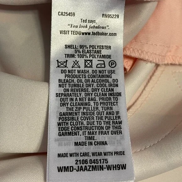 Ted Baker Jaazmin Fantasia Women's Floral Scallop Dress - Picture 10 of 11